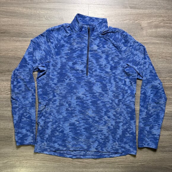 Lululemon Men's Surge Warm 1/2 Zip - Blue - Picture 2 of 8
